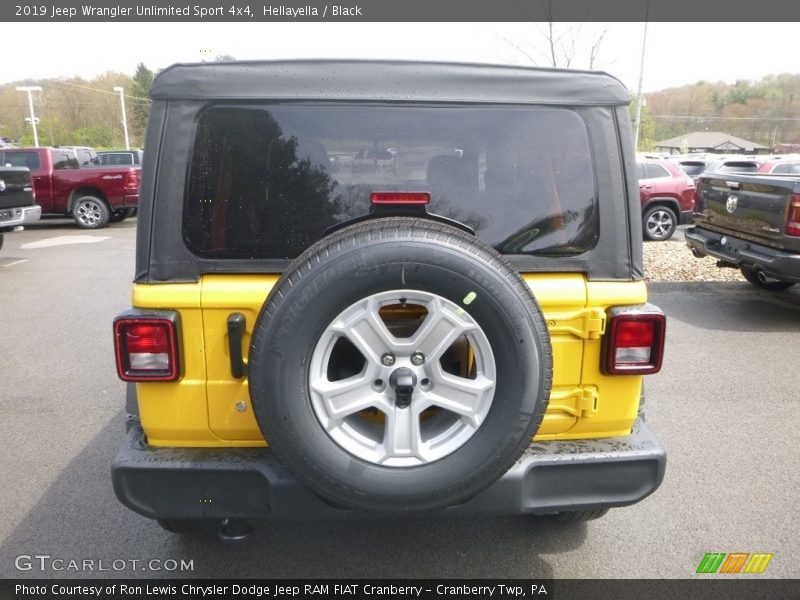 Hellayella / Black 2019 Jeep Wrangler Unlimited Sport 4x4