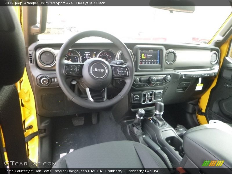 Hellayella / Black 2019 Jeep Wrangler Unlimited Sport 4x4