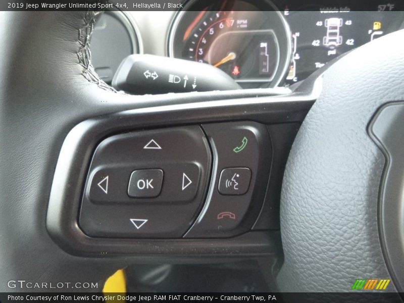 Hellayella / Black 2019 Jeep Wrangler Unlimited Sport 4x4