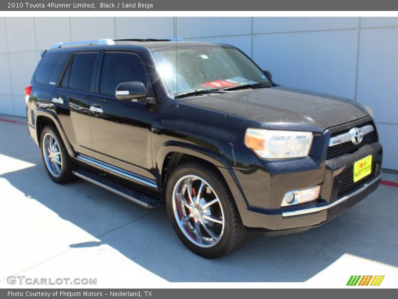 Black / Sand Beige 2010 Toyota 4Runner Limited