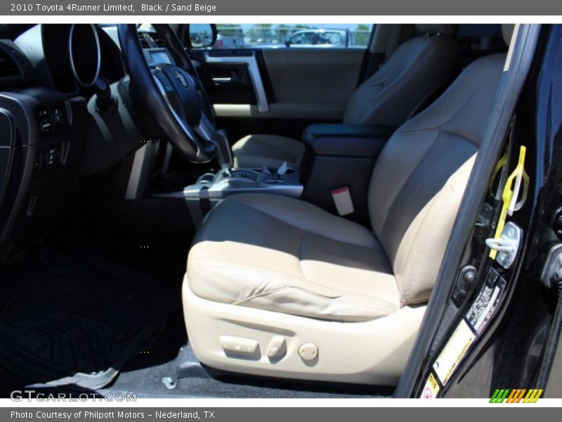 Black / Sand Beige 2010 Toyota 4Runner Limited
