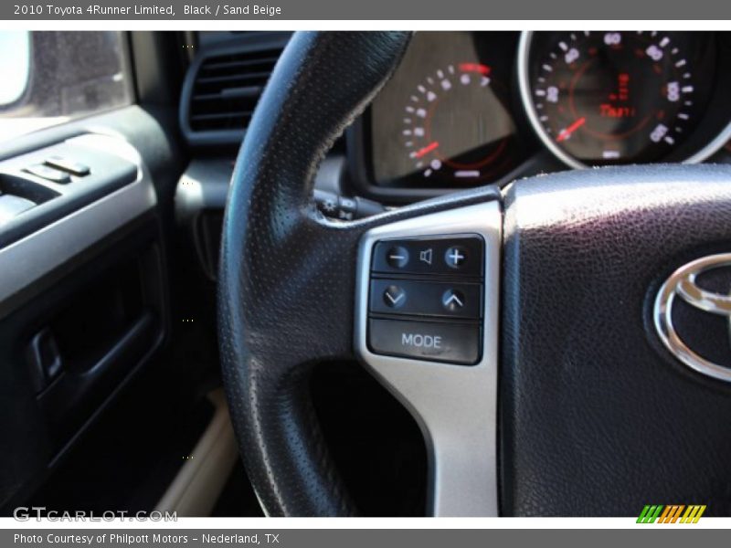 Black / Sand Beige 2010 Toyota 4Runner Limited