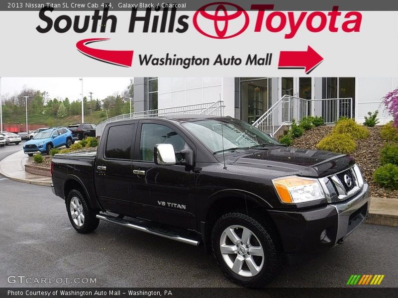 Galaxy Black / Charcoal 2013 Nissan Titan SL Crew Cab 4x4