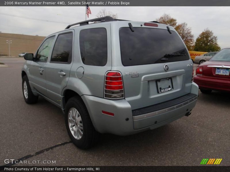 Satellite Silver Metallic / Pebble Beige 2006 Mercury Mariner Premier 4WD