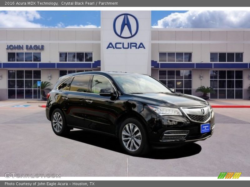 Crystal Black Pearl / Parchment 2016 Acura MDX Technology
