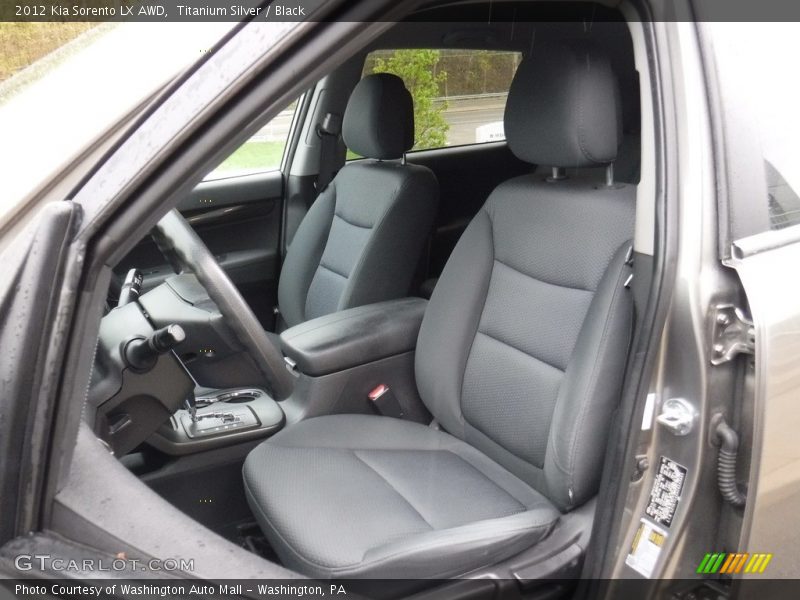 Titanium Silver / Black 2012 Kia Sorento LX AWD