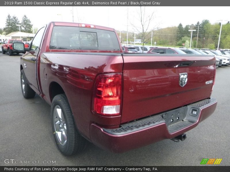 Delmonico Red Pearl / Black/Diesel Gray 2019 Ram 1500 Classic Express Regular Cab 4x4