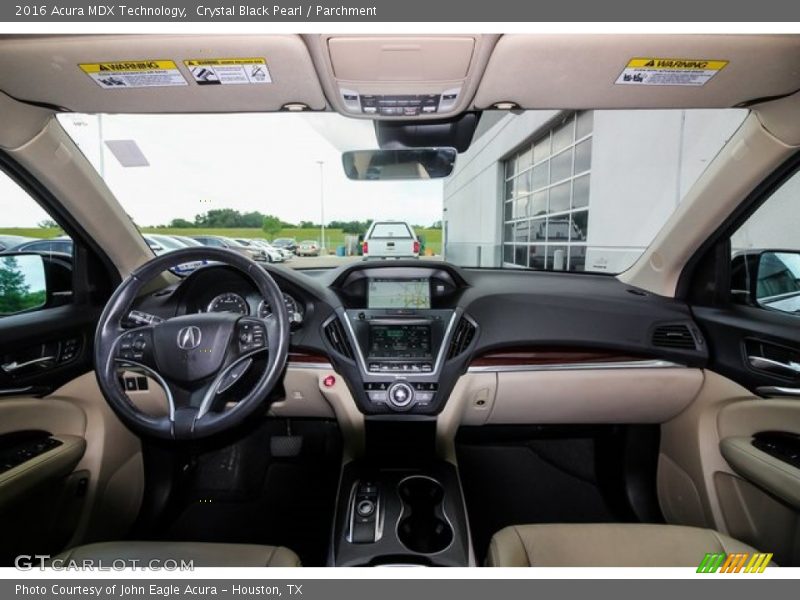 Crystal Black Pearl / Parchment 2016 Acura MDX Technology