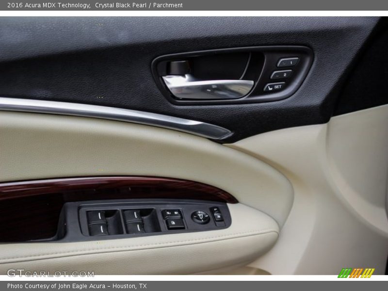 Crystal Black Pearl / Parchment 2016 Acura MDX Technology
