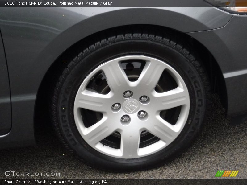 Polished Metal Metallic / Gray 2010 Honda Civic LX Coupe