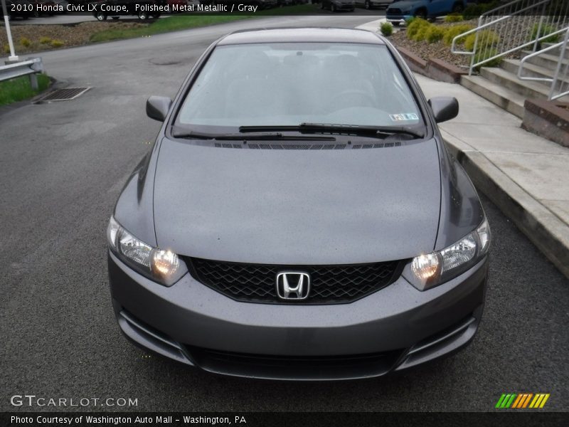 Polished Metal Metallic / Gray 2010 Honda Civic LX Coupe