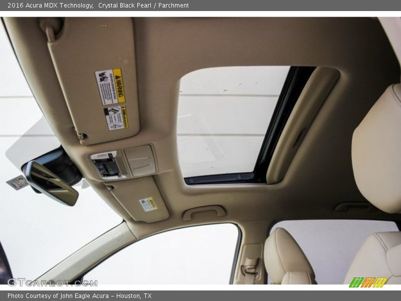 Crystal Black Pearl / Parchment 2016 Acura MDX Technology