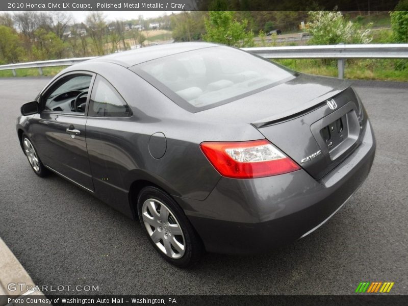 Polished Metal Metallic / Gray 2010 Honda Civic LX Coupe