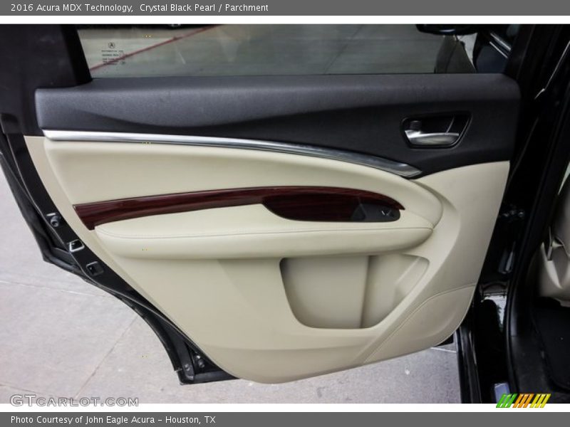 Crystal Black Pearl / Parchment 2016 Acura MDX Technology