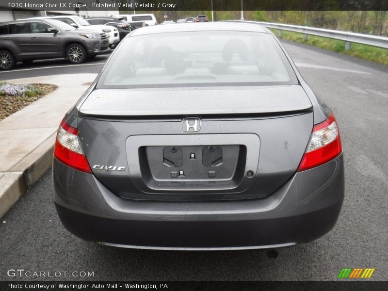 Polished Metal Metallic / Gray 2010 Honda Civic LX Coupe
