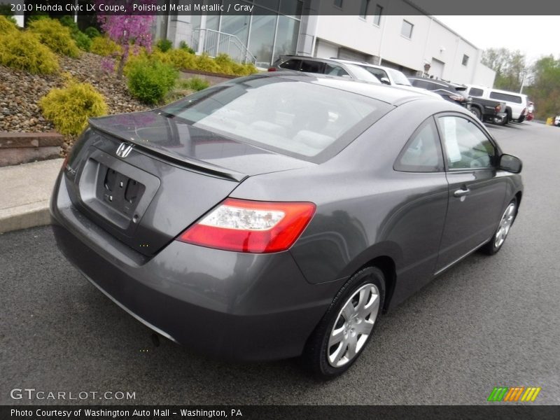 Polished Metal Metallic / Gray 2010 Honda Civic LX Coupe