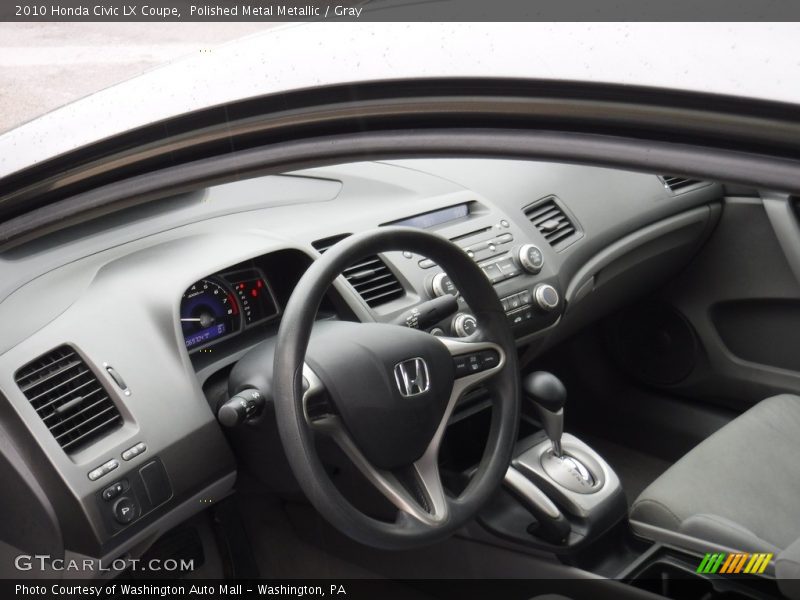 Polished Metal Metallic / Gray 2010 Honda Civic LX Coupe