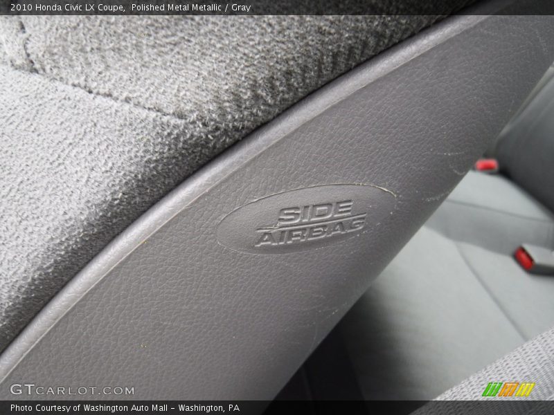 Polished Metal Metallic / Gray 2010 Honda Civic LX Coupe