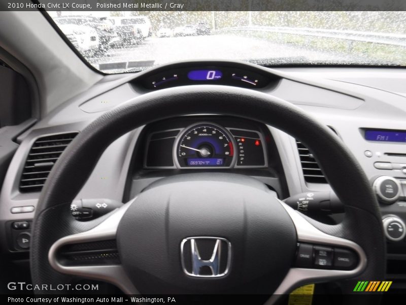Polished Metal Metallic / Gray 2010 Honda Civic LX Coupe