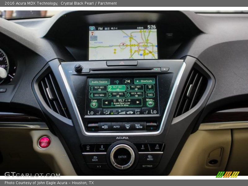 Crystal Black Pearl / Parchment 2016 Acura MDX Technology