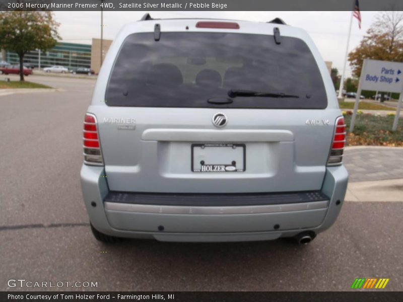 Satellite Silver Metallic / Pebble Beige 2006 Mercury Mariner Premier 4WD