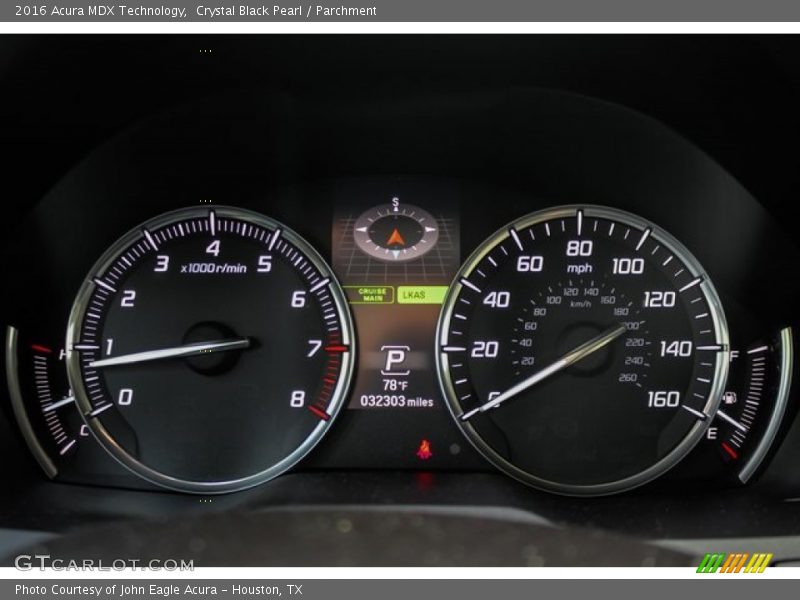 Crystal Black Pearl / Parchment 2016 Acura MDX Technology