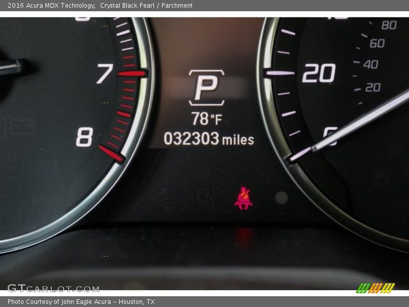 Crystal Black Pearl / Parchment 2016 Acura MDX Technology