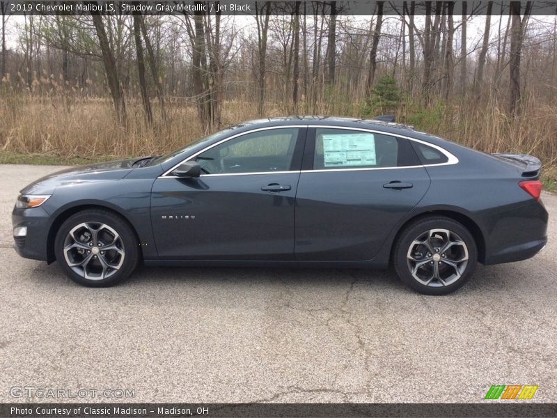 Shadow Gray Metallic / Jet Black 2019 Chevrolet Malibu LS