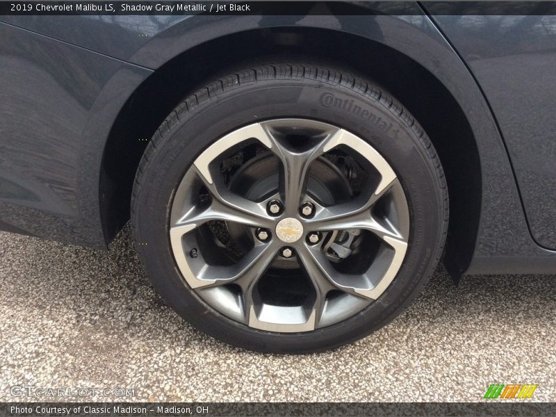Shadow Gray Metallic / Jet Black 2019 Chevrolet Malibu LS