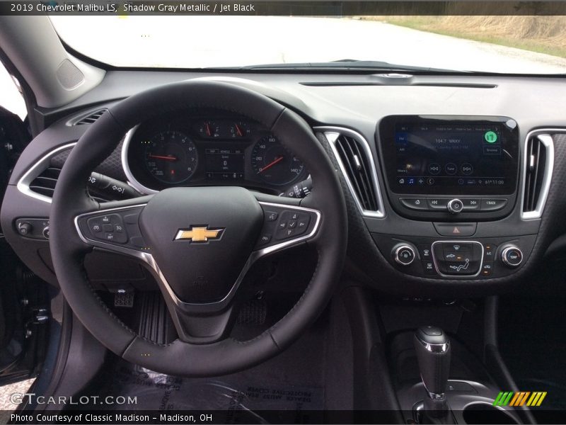 Shadow Gray Metallic / Jet Black 2019 Chevrolet Malibu LS