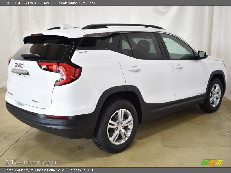 Summit White / Jet Black 2019 GMC Terrain SLE AWD