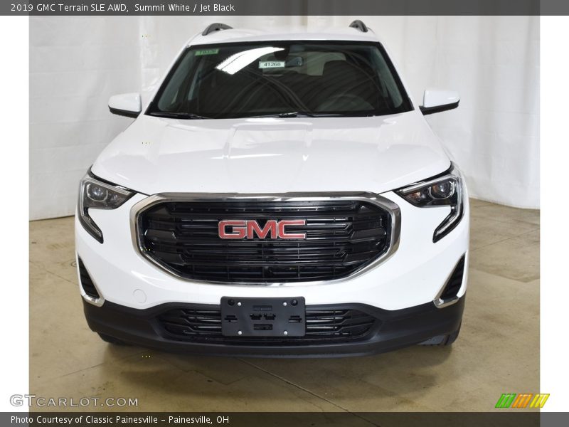 Summit White / Jet Black 2019 GMC Terrain SLE AWD