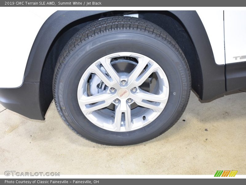 Summit White / Jet Black 2019 GMC Terrain SLE AWD