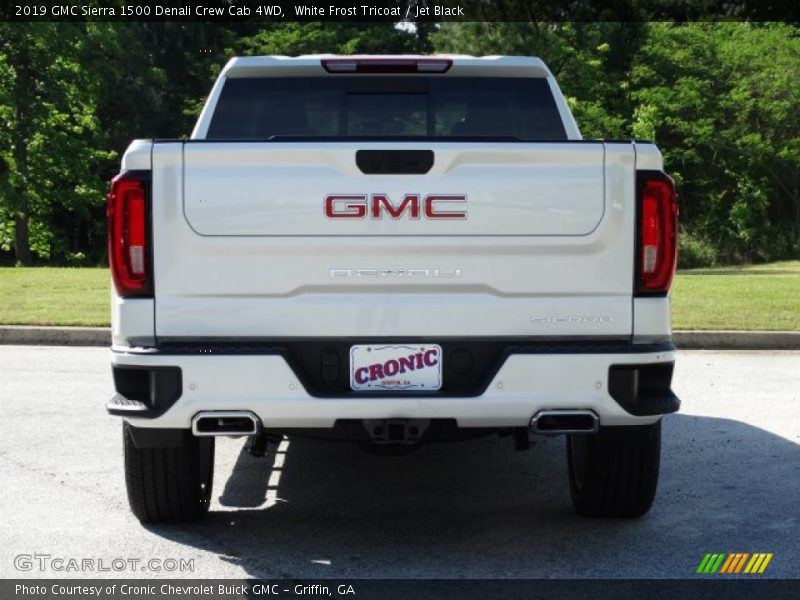 White Frost Tricoat / Jet Black 2019 GMC Sierra 1500 Denali Crew Cab 4WD