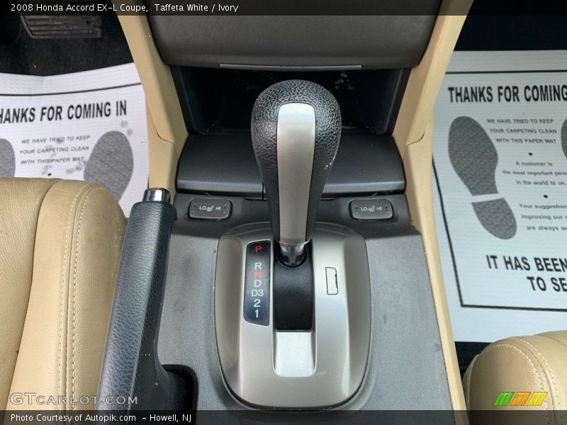 Taffeta White / Ivory 2008 Honda Accord EX-L Coupe