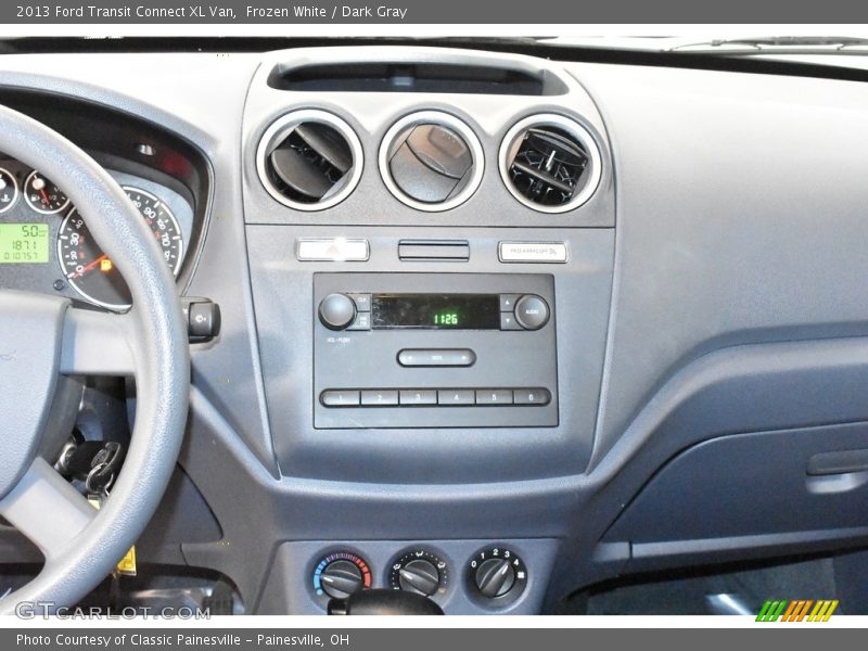 Frozen White / Dark Gray 2013 Ford Transit Connect XL Van