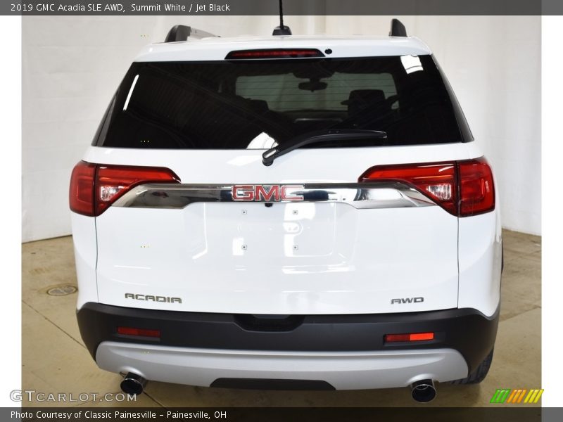 Summit White / Jet Black 2019 GMC Acadia SLE AWD