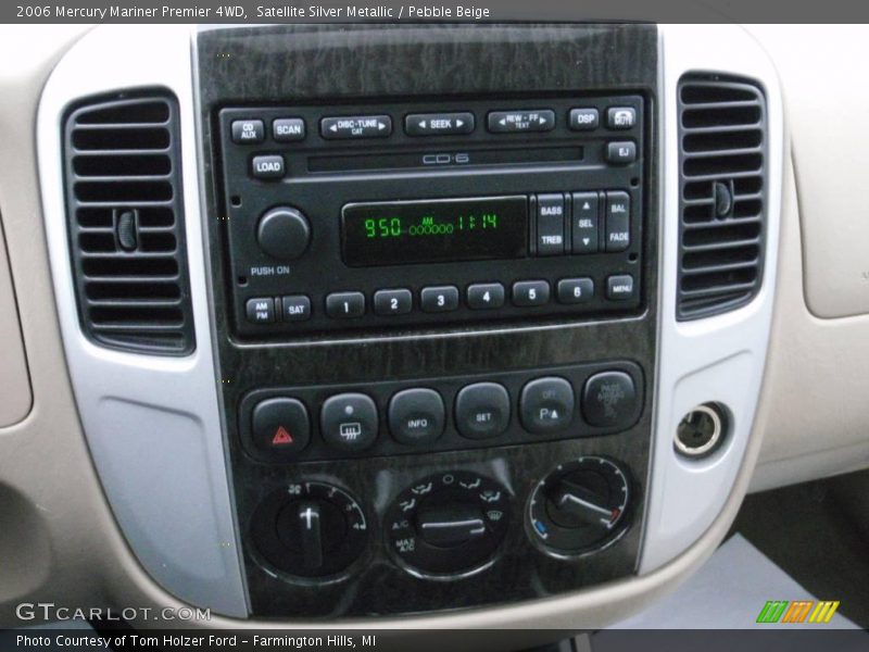 Satellite Silver Metallic / Pebble Beige 2006 Mercury Mariner Premier 4WD