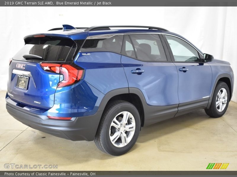 Blue Emerald Metallic / Jet Black 2019 GMC Terrain SLE AWD