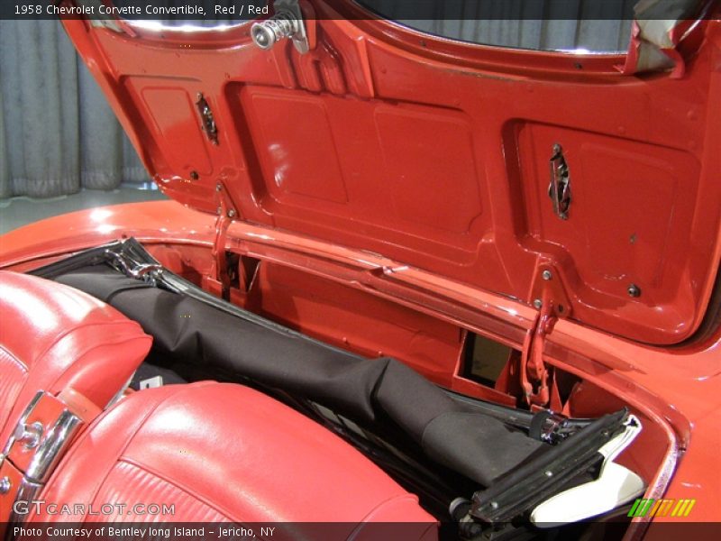 Red / Red 1958 Chevrolet Corvette Convertible