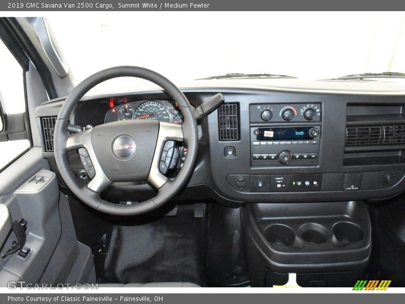 Summit White / Medium Pewter 2019 GMC Savana Van 2500 Cargo