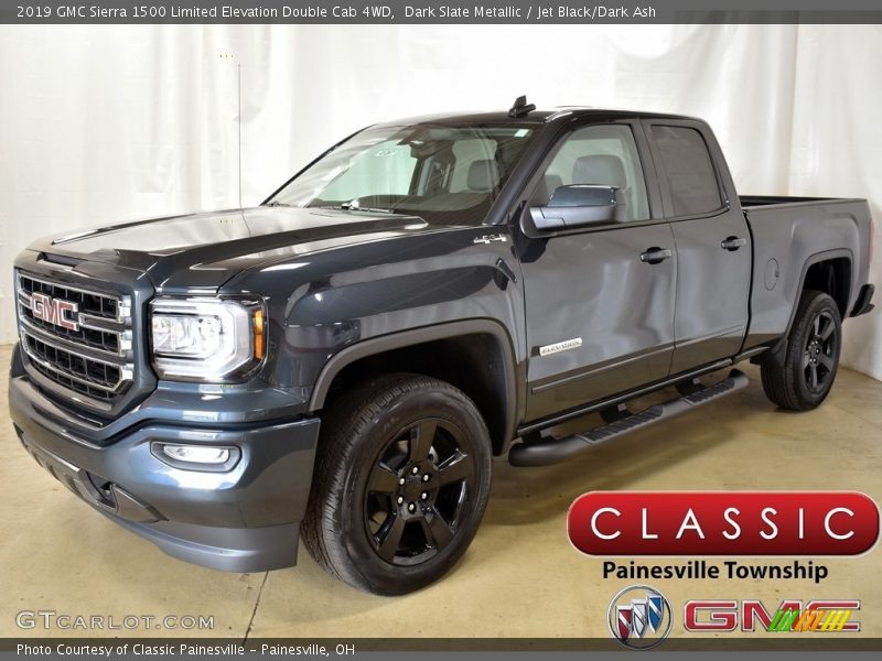 Dark Slate Metallic / Jet Black/Dark Ash 2019 GMC Sierra 1500 Limited Elevation Double Cab 4WD