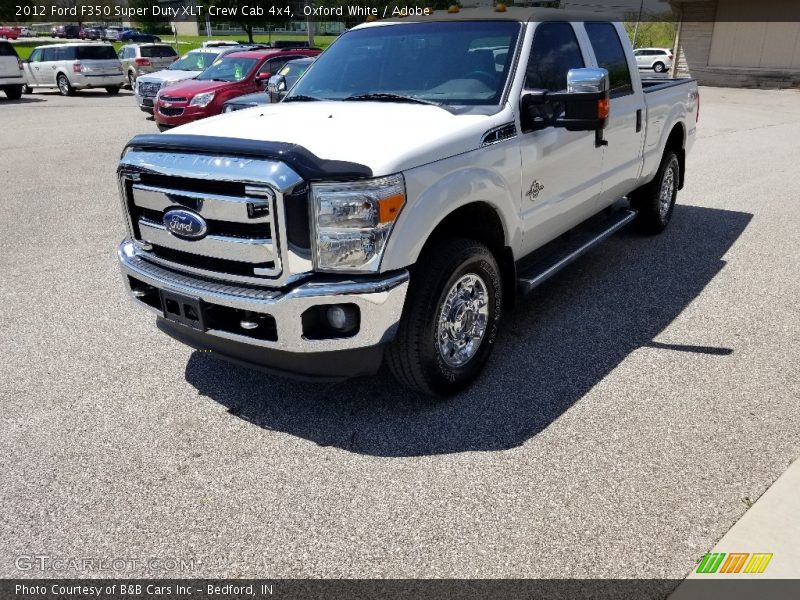 Oxford White / Adobe 2012 Ford F350 Super Duty XLT Crew Cab 4x4