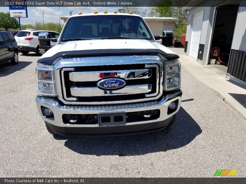 Oxford White / Adobe 2012 Ford F350 Super Duty XLT Crew Cab 4x4