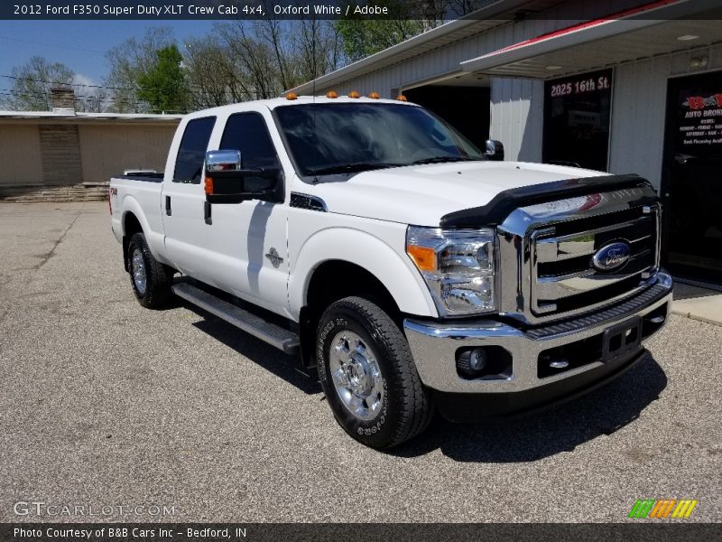 Oxford White / Adobe 2012 Ford F350 Super Duty XLT Crew Cab 4x4