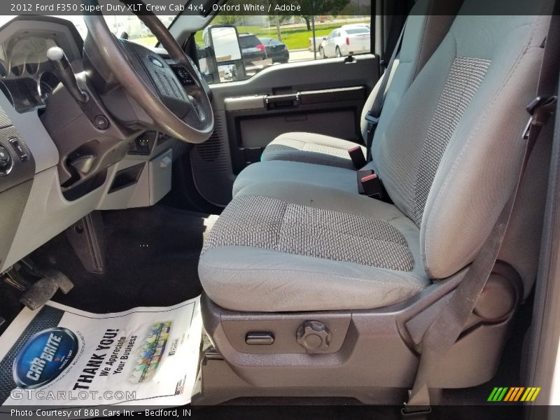 Oxford White / Adobe 2012 Ford F350 Super Duty XLT Crew Cab 4x4