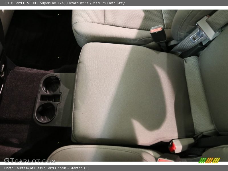 Oxford White / Medium Earth Gray 2016 Ford F150 XLT SuperCab 4x4