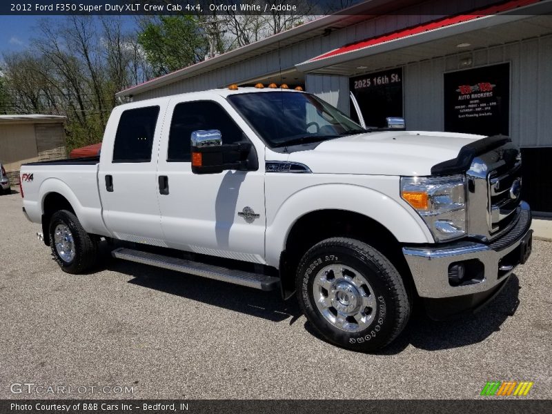 Oxford White / Adobe 2012 Ford F350 Super Duty XLT Crew Cab 4x4