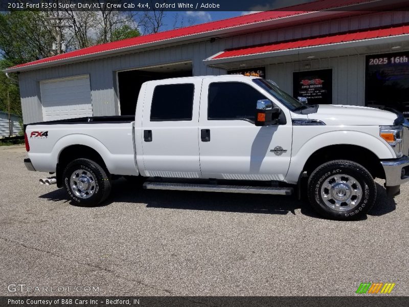 Oxford White / Adobe 2012 Ford F350 Super Duty XLT Crew Cab 4x4