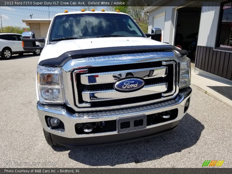 Oxford White / Adobe 2012 Ford F350 Super Duty XLT Crew Cab 4x4